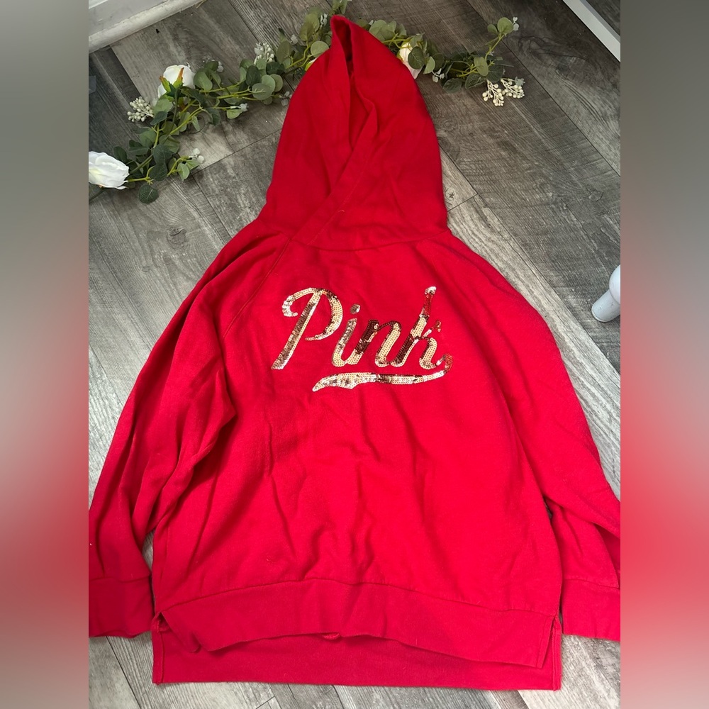 pink victoria secret sweater